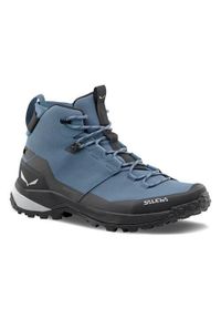 Buty trekkingowe męskie Salewa Puez Mid Powertex. Wysokość cholewki: za kostkę. Kolor: wielokolorowy. Materiał: materiał, syntetyk. Szerokość cholewki: normalna