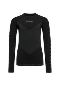 Koszulka dziecięca Hummel manches longues First Seamless. Kolor: czarny. Długość rękawa: długi rękaw. Długość: długie. Sport: piłka ręczna, fitness #1