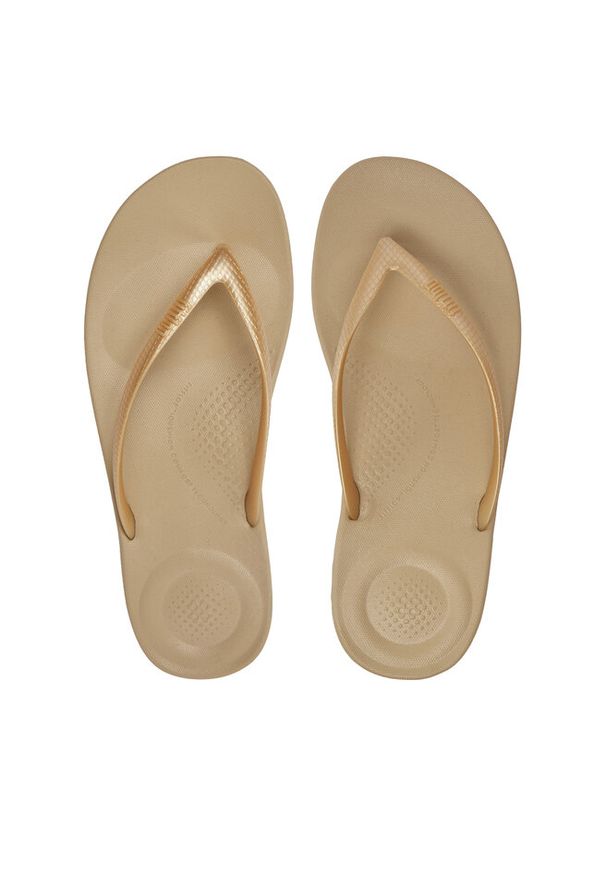 Japonki FitFlop. Kolor: złoty