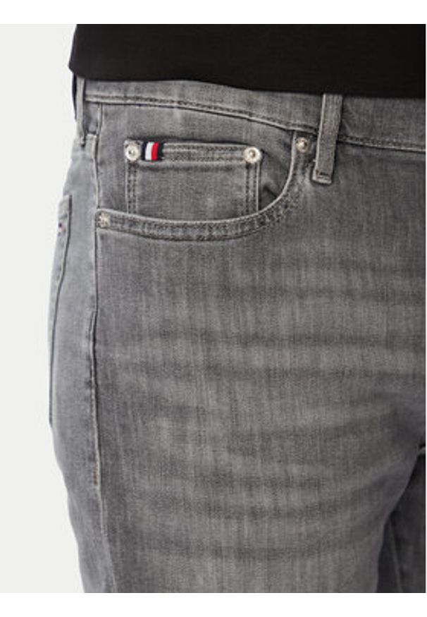 TOMMY HILFIGER - Tommy Hilfiger Jeansy Bleecker MW0MW44345 Szary Slim Fit. Kolor: szary