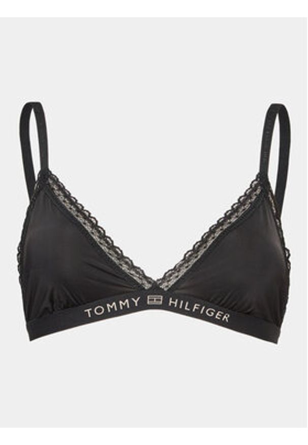 TOMMY HILFIGER - Tommy Hilfiger Biustonosz braletka UW0UW04242 Czarny. Kolor: czarny. Materiał: syntetyk