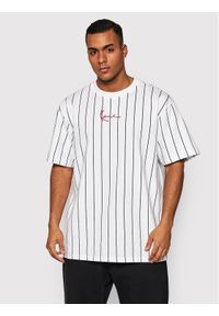 Karl Kani T-Shirt Signature Pinstripe 6030152 Biały Regular Fit. Kolor: biały. Materiał: bawełna #1