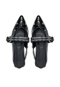 ONLY Shoes Baleriny OnLaura-5 15340903 Czarny. Kolor: czarny. Materiał: skóra #6