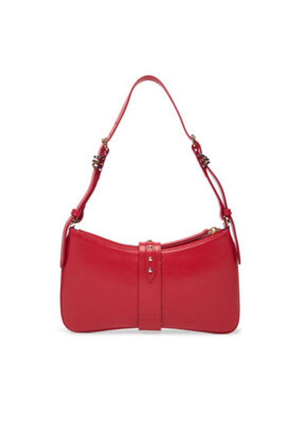 Pinko - PINKO Torebka Arthemis Shoulder Mini AI 24-25 PLTT 103512 A29V Czerwony. Kolor: czerwony. Materiał: skórzane
