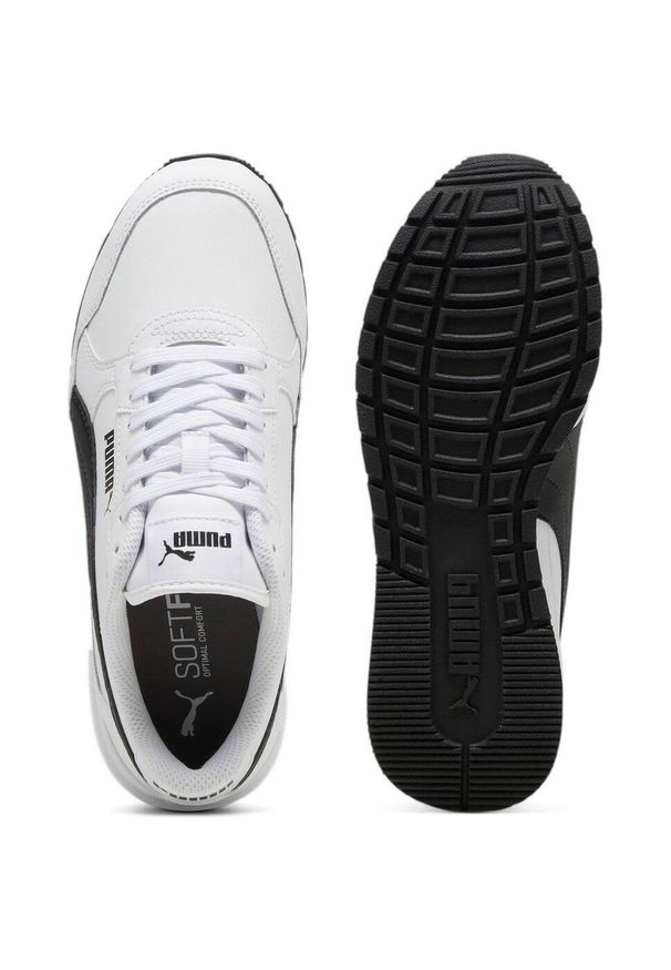 Adidasy Puma St Runner V4 L Jr, Kobiety. Kolor: biały. Materiał: skóra ekologiczna, materiał. Sport: fitness