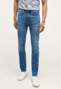 Mustang - MUSTANG ORLANDO SLIM MĘSKIE SPODNIE JEANSOWE DENIM BLUE 1013676 5000 682