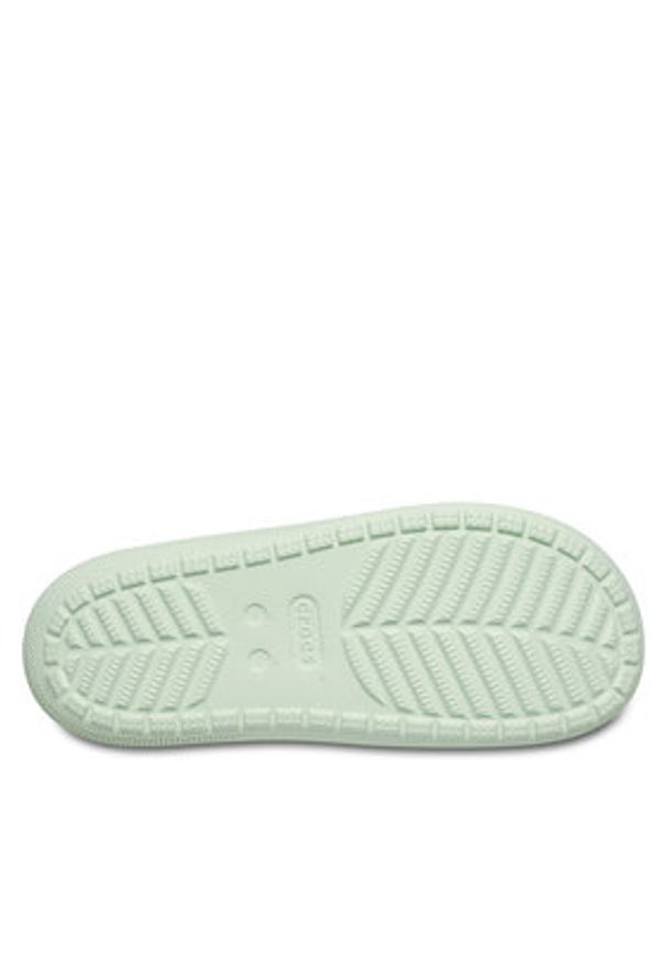 Crocs Klapki Classic Floral Cutout Sandal 210966 Zielony. Kolor: zielony