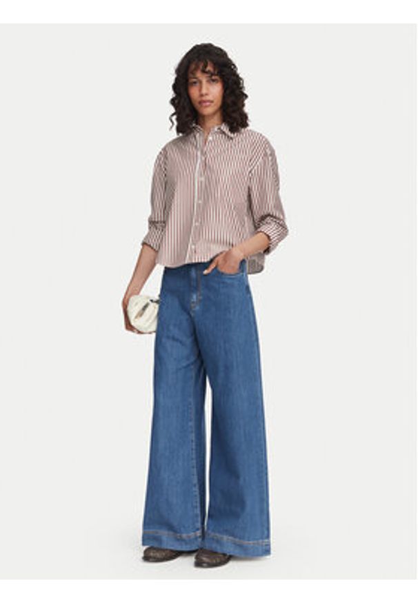 Weekend Max Mara Jeansy Vega 2625186021 Niebieski Wide Leg. Kolor: niebieski