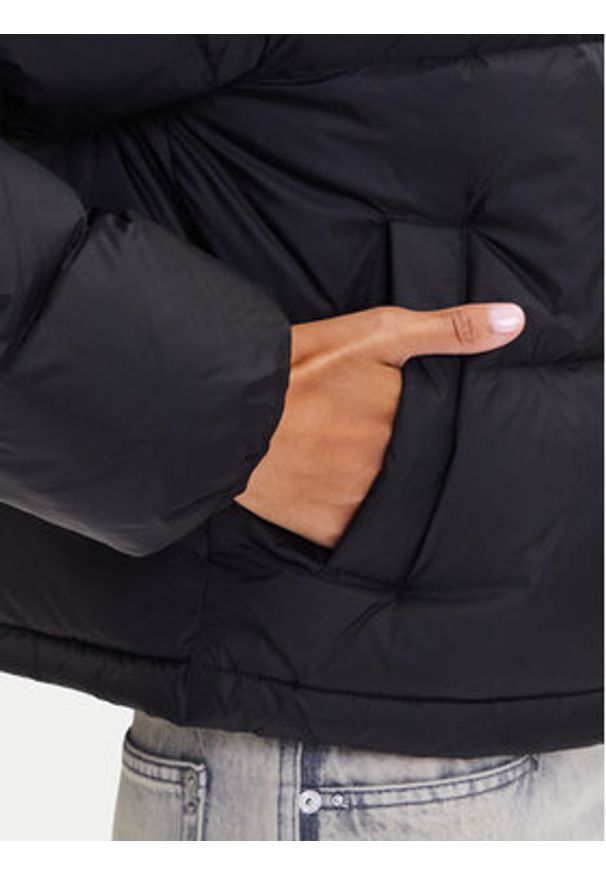 Calvin Klein Jeans Kurtka puchowa Graphic Logo LV047D503G Czarny Regular Fit. Kolor: czarny. Materiał: syntetyk
