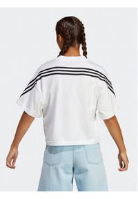 Adidas - adidas T-Shirt Future Icons 3-Stripes T-Shirt IB8517 Biały Loose Fit. Kolor: biały. Materiał: bawełna #5