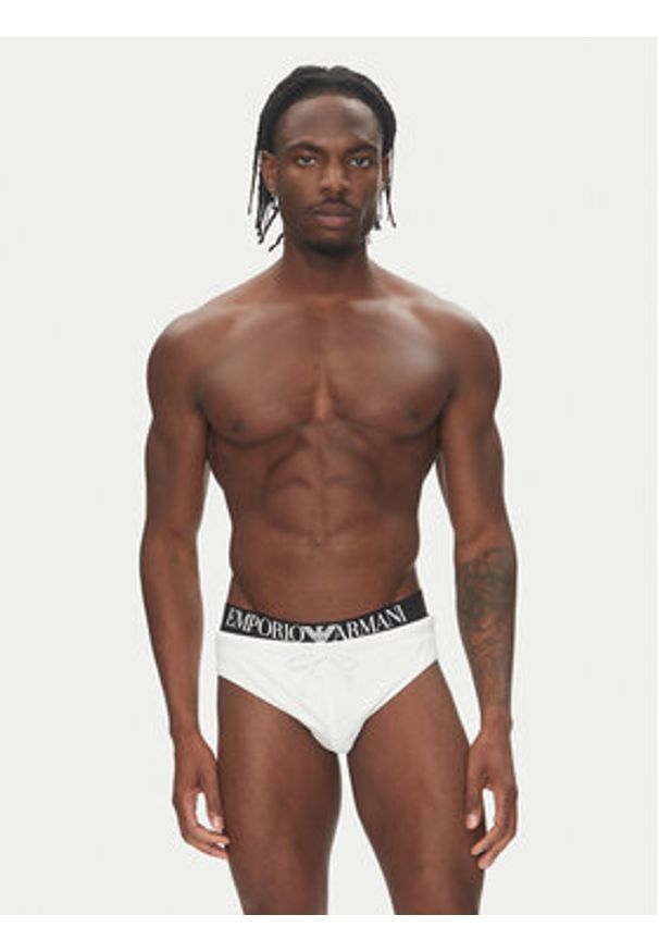 Emporio Armani Kąpielówki EM000582 AF12329 U0002 Biały. Kolor: biały. Materiał: syntetyk