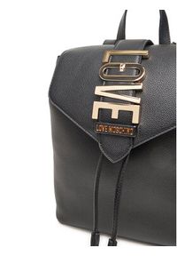 Love Moschino - LOVE MOSCHINO Plecak JC4229PP0MKC0000 Czarny. Kolor: czarny. Materiał: skóra