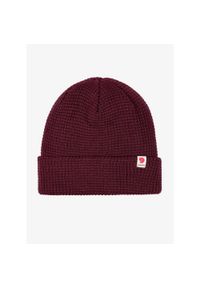 Fjällräven - Czapka zimowa Fjallraven Tab Hat - dark garnet. Kolor: fioletowy. Sezon: zima