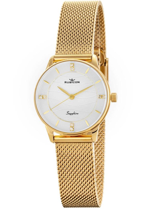 Rubicon - Zegarek damski RUBICON RNBE35 złoty srt a. Kolor: złoty