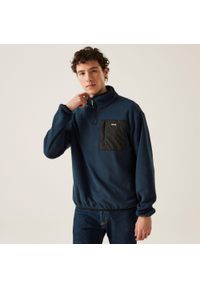 Regatta - Polar turystyczny męski Frankie Half Zip. Kolor: niebieski. Materiał: polar. Sport: turystyka piesza #1