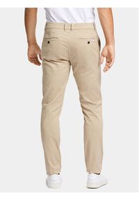 Lindbergh Chinosy 30-005044 Beżowy Slim Fit. Kolor: beżowy. Materiał: bawełna #5