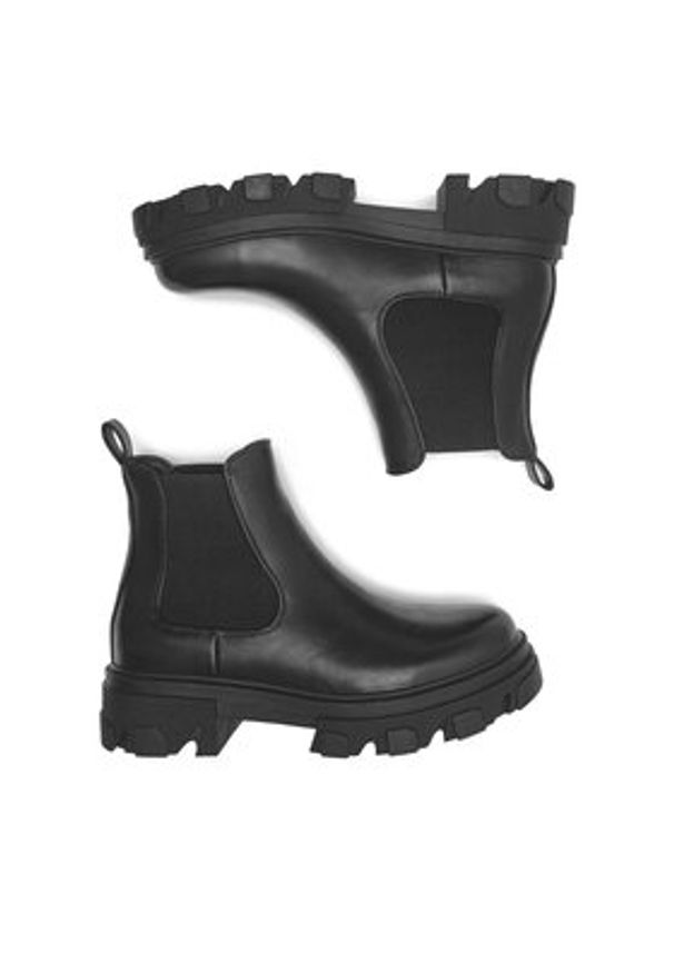 DeeZee Botki H12901-6 Czarny. Kolor: czarny