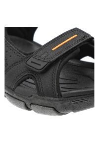 Czarne Sandały Wrangler Sportowe Obuwie Męskie. Okazja: na co dzień. Zapięcie: pasek. Kolor: czarny. Materiał: materiał. Wzór: paski. Sezon: lato. Styl: sportowy #6