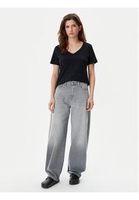 GAP - Gap T-Shirt 740140-03 Czarny Regular Fit. Kolor: czarny. Materiał: bawełna