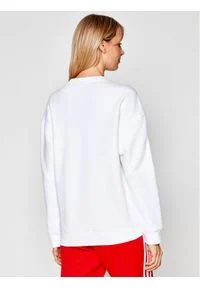 Adidas - adidas Bluza Trefoil GN2961 Biały Regular Fit. Kolor: biały. Materiał: bawełna #3