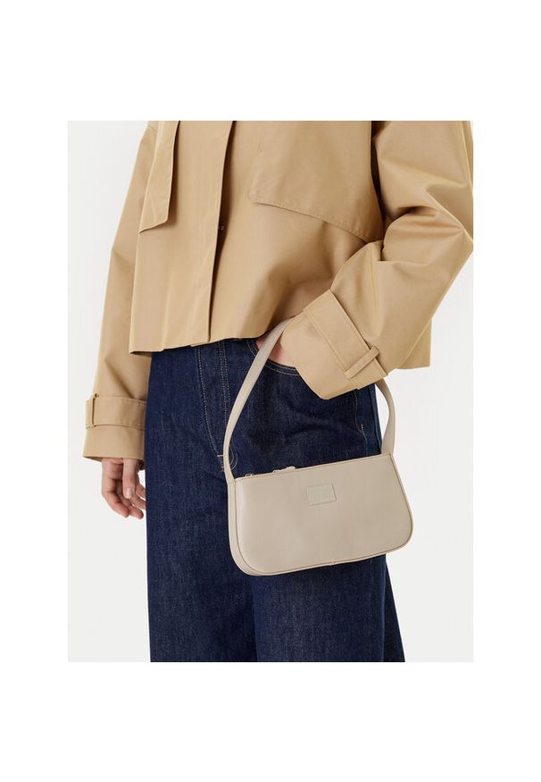Torebka Tommy Jeans. Kolor: beżowy