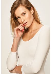 Gatta - Koszulka Perfect. Kolor: biały. Materiał: materiał, poliamid, elastan. Wzór: gładki #2