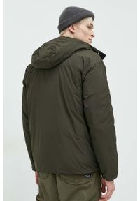 Abercrombie & Fitch kurtka męska kolor zielony zimowa oversize. Kolor: zielony. Materiał: polar, poliester. Sezon: zima #6