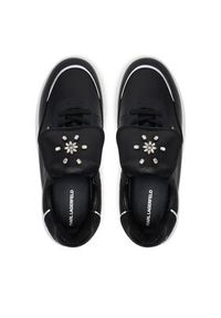 Karl Lagerfeld - KARL LAGERFELD Sneakersy KL63519 Czarny. Kolor: czarny. Materiał: skóra #4
