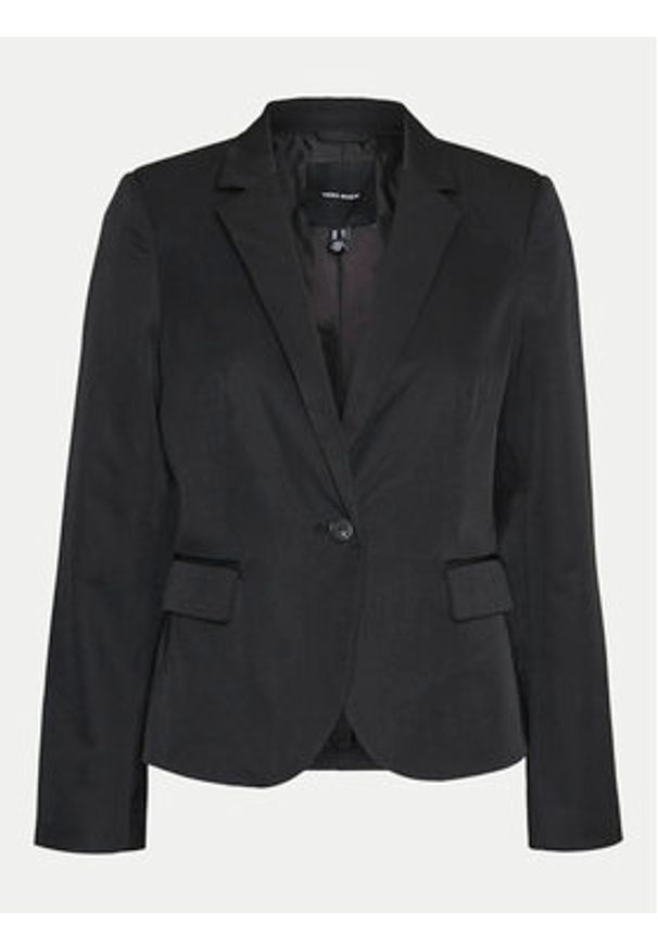 Vero Moda Marynarka Fenya 10313829 Czarny Slim Fit. Kolor: czarny. Materiał: syntetyk