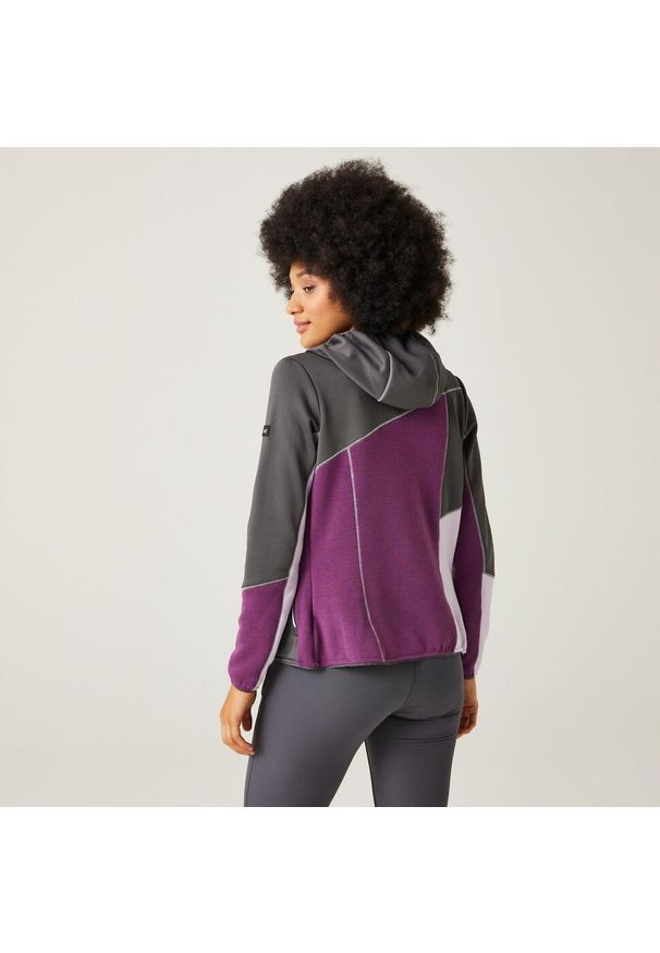 Regatta - Damski polar Walbury VII z pełnym zamkiem błyskawicznym. Kolor: szary. Materiał: polar. Styl: sportowy. Sport: turystyka piesza