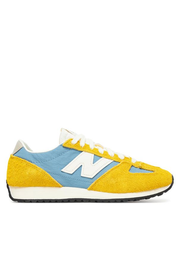 Sneakersy New Balance. Kolor: żółty