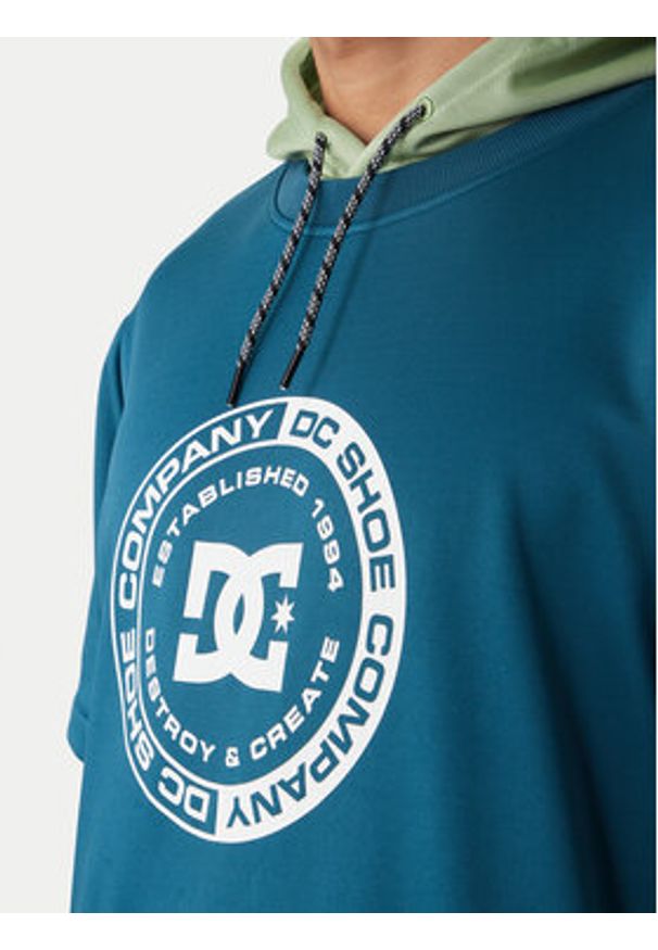 DC Shoes Bluza Dryden ADYFT03440 Zielony Regular Fit. Kolor: zielony. Materiał: syntetyk