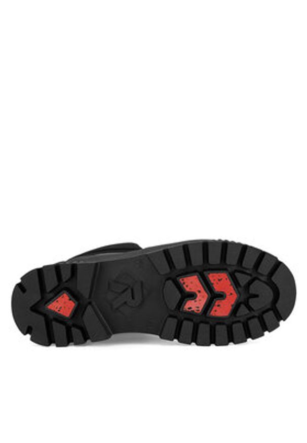 Rieker Revolution Lifestyle Botki W2171-00 Czarny. Kolor: czarny. Materiał: skóra