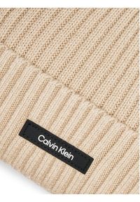 Calvin Klein Czapka Classic K50K512362 Beżowy. Kolor: beżowy. Materiał: bawełna, materiał