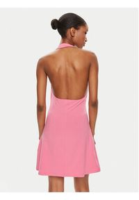 Juicy Couture Sukienka letnia Hector JCWED24311 Różowy Slim Fit. Kolor: różowy. Materiał: bawełna. Sezon: lato #5