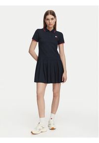 Tommy Jeans Sukienka codzienna Tommy Badge DW0DW22328 Granatowy Relaxed Fit. Okazja: na co dzień. Kolor: niebieski. Materiał: bawełna. Typ sukienki: proste. Styl: casual #4