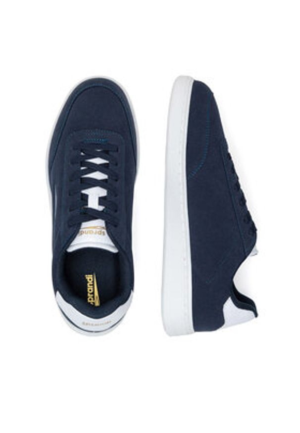 Sprandi Sneakersy V5-6437 Granatowy. Kolor: niebieski. Materiał: materiał, syntetyk