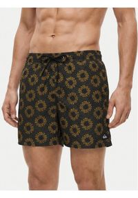 Quiksilver Szorty kąpielowe Everyday Printed Volley 15 EQYJV04219 Czarny Regular Fit. Kolor: czarny. Materiał: syntetyk #1