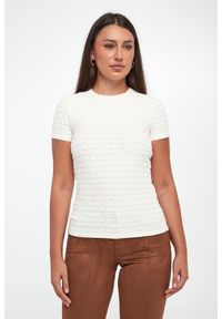 T-shirt damski logowany DKNY #4