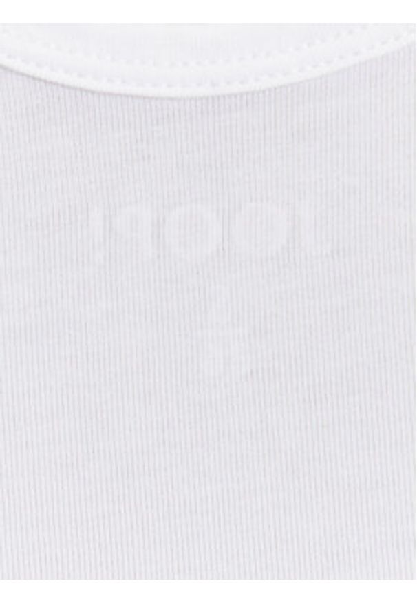 JOOP! Top 10224385 Biały Slim Fit. Kolor: biały. Materiał: bawełna