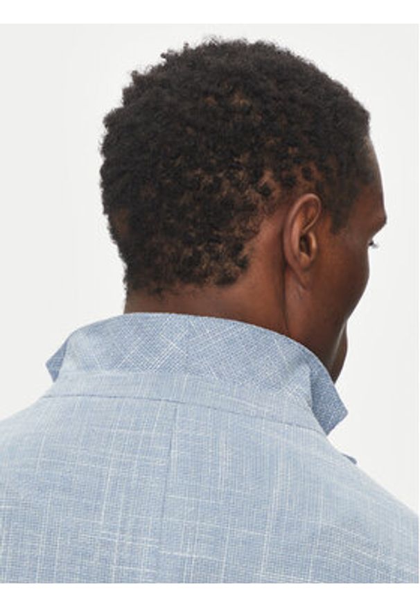 BOSS Marynarka C-Hanry-252 50540742 Błękitny Slim Fit. Kolor: niebieski. Materiał: bawełna