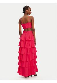 ACCESS FASHION Sukienka wieczorowa 53-3365-139 Różowy Slim Fit. Kolor: różowy. Materiał: wiskoza. Styl: wizytowy #3