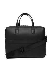 TOMMY HILFIGER - Tommy Hilfiger Torba na laptopa Th Flag Computer Bag AM0AM13989 Czarny. Kolor: czarny. Materiał: skóra #5