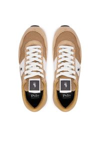 Polo Ralph Lauren Sneakersy 804P15653002 Beżowy. Kolor: beżowy. Materiał: zamsz, skóra #4