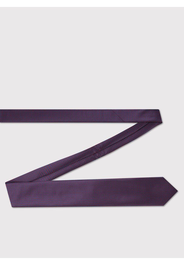 Pako Lorente - PAKO LORENTE – Krawat męski w bordowy wzór. Okazja: na spotkanie biznesowe. Kolor: czerwony. Materiał: poliester. Styl: biznesowy