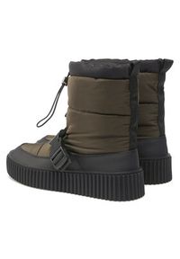 Jenny Fairy Śniegowce H17125Y-1 Khaki. Kolor: brązowy. Materiał: materiał #6