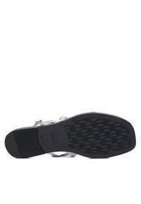 Karl Lagerfeld - KARL LAGERFELD Sandały KL87425 Srebrny. Kolor: srebrny. Materiał: skóra #4