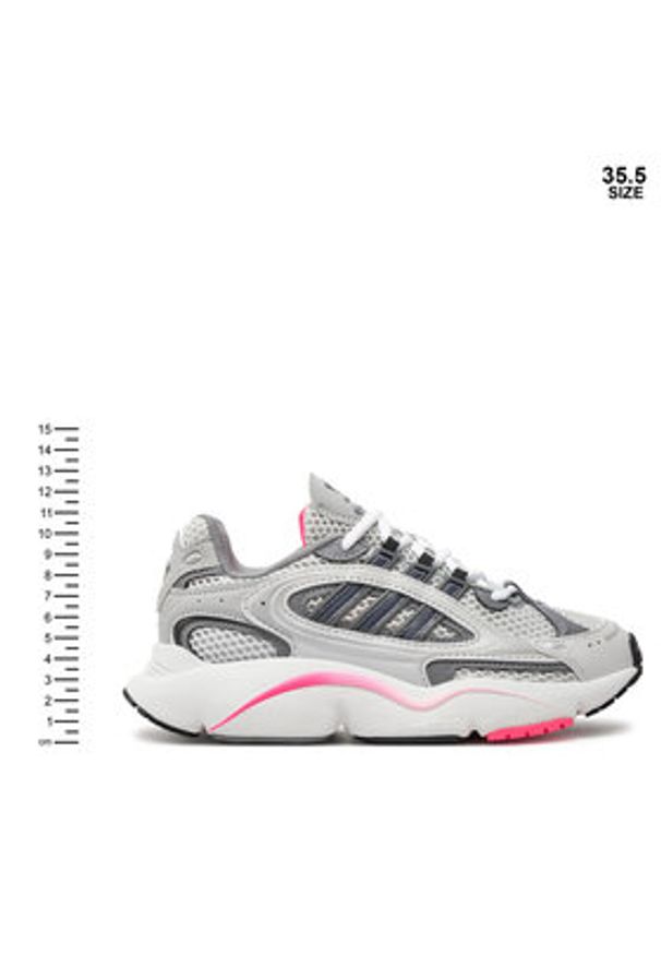 Adidas - adidas Sneakersy Ozmillen J IH2237 Szary. Kolor: szary. Materiał: materiał