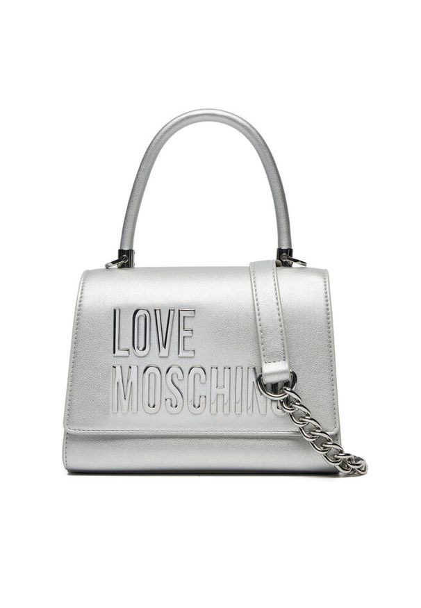 Love Moschino - Torebka LOVE MOSCHINO. Kolor: srebrny