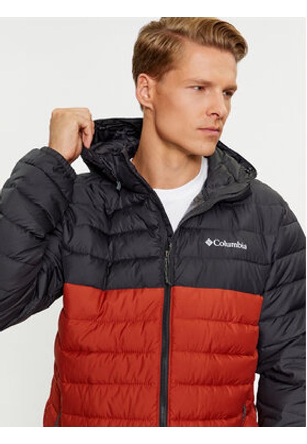 columbia - Columbia Kurtka przejściowa Powder Lite™ Hooded Jacket Pomarańczowy Regular Fit. Kolor: pomarańczowy. Materiał: syntetyk